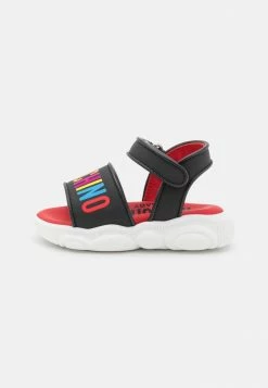 MOSCHINO UNISEX - Sandals - Black/multicolor