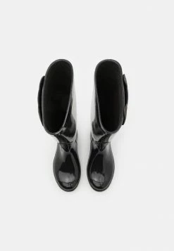 MOSCHINO RAIN BOOTS TEDDY BEAR PATCH UNISEX - Wellies - Black -MOSCHINO SHOP 2d2cdb60d7c14edba3b502c5c15d9489