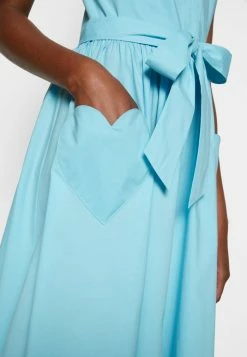 MOSCHINO HEARTS APPLIQUE - Shirt Dress - Light Blue -MOSCHINO SHOP 2d2df37a9efe46b1b5f6a8114781e8ce