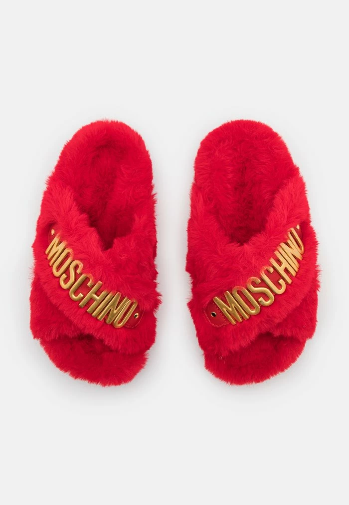 MOSCHINO Slippers - Red 4 MOSCHINO Slippers - Red - Image 4