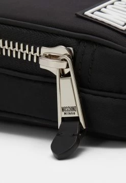 MOSCHINO LABEL UNISEX - Across Body Bag - Fantasy Black -MOSCHINO SHOP 2eef53a141684965a0fc63e132869dc1