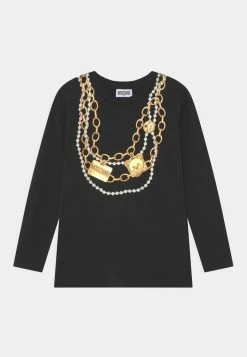 MOSCHINO MAXI ADDITION - Long Sleeved Top - Black