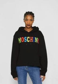 MOSCHINO LOGO - Sweatshirt - Black -MOSCHINO SHOP 304cb1e6b41a4b91974b2c31ea70c176
