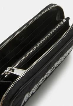 MOSCHINO PORTAFOGLIO - Wallet - Black/silver -MOSCHINO SHOP 30a6d97e0208495abc98961c275377af