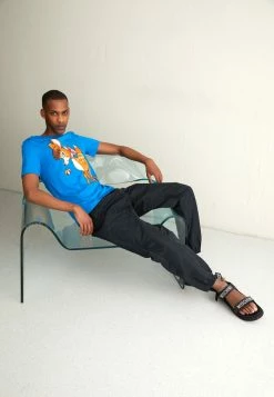 MOSCHINO Print T-shirt - Fantasy Blue