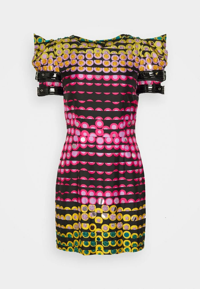 MOSCHINO EMBROIDERED - Cocktail Dress / Party Dress - Fantasy Black 9 MOSCHINO EMBROIDERED - Cocktail Dress / Party Dress - Fantasy Black - Image 9