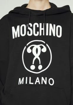 MOSCHINO DOUBLE QUESTION MARK - Sweatshirt - Fantasy Black -MOSCHINO SHOP 31746c46fe8e443784790f336da268f3