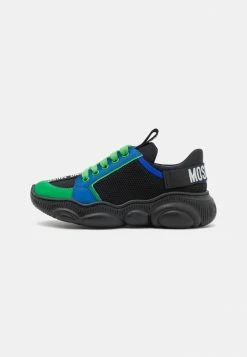 MOSCHINO UNISEX - Trainers - Black/green