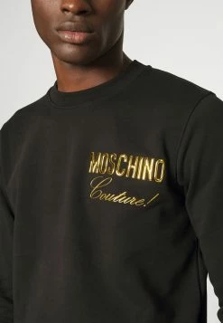 MOSCHINO INSTITUTIONAL LOGOS - Sweatshirt - Black -MOSCHINO SHOP 32cd903aab8543e5942da68d79161b4a