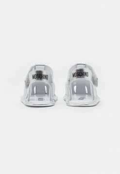 MOSCHINO UNISEX - First Shoes - Silver -MOSCHINO SHOP 334f4095c1404292af3d823a2f045b15