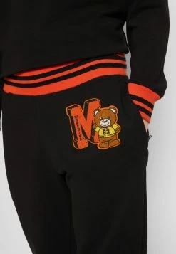 MOSCHINO TROUSERS - Tracksuit Bottoms - Black -MOSCHINO SHOP 3379fc02d62d4a5090692eb5bfe43b3c