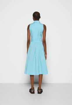 MOSCHINO HEARTS APPLIQUE - Shirt Dress - Light Blue -MOSCHINO SHOP 344b279e93074441bca79a82394e1c73