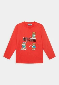 MOSCHINO XMAS UNISEX - Long Sleeved Top - Poppy Red