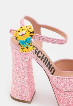 MOSCHINO High Heeled Sandals - Rosa -MOSCHINO SHOP 3497228a8e3149299e6c37efa692c918