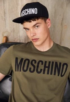 MOSCHINO Print T-shirt - Green -MOSCHINO SHOP 35fb91e4c2e046ec9d425c5c340ff1f3