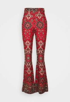MOSCHINO TROUSERS - Trousers - Red -MOSCHINO SHOP 360ca301e1104caeba29394f5322b35b