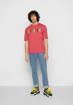 MOSCHINO Print T-shirt - Neon Pink -MOSCHINO SHOP 36946132010446b4bb52767bc9a85f81