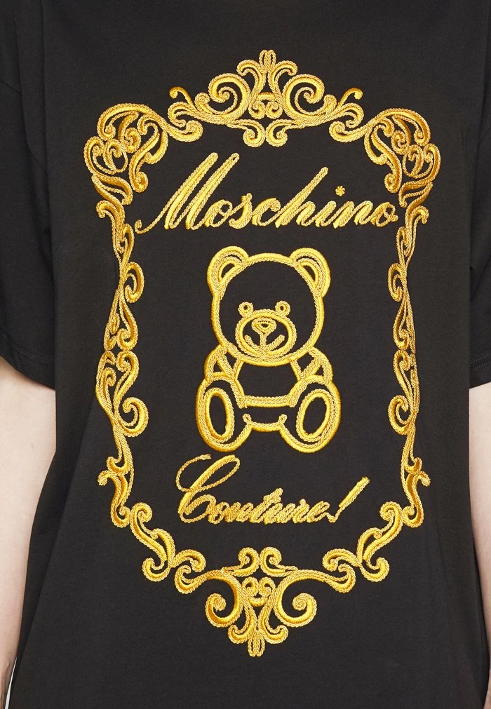 MOSCHINO EMBROIDERY BEAR - Print T-shirt - Fantasy Black 7 MOSCHINO EMBROIDERY BEAR - Print T-shirt - Fantasy Black - Image 7