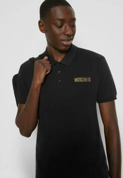 MOSCHINO UPPER BODY GARMENT - Polo Shirt - Black -MOSCHINO SHOP 3800fa61056a4e29a176af3ad028bf81