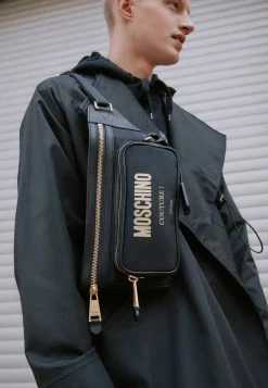 MOSCHINO COUTURE UNISEX - Bum Bag - Black -MOSCHINO SHOP 382842d59b2d4cefbbcff6f998aa9420
