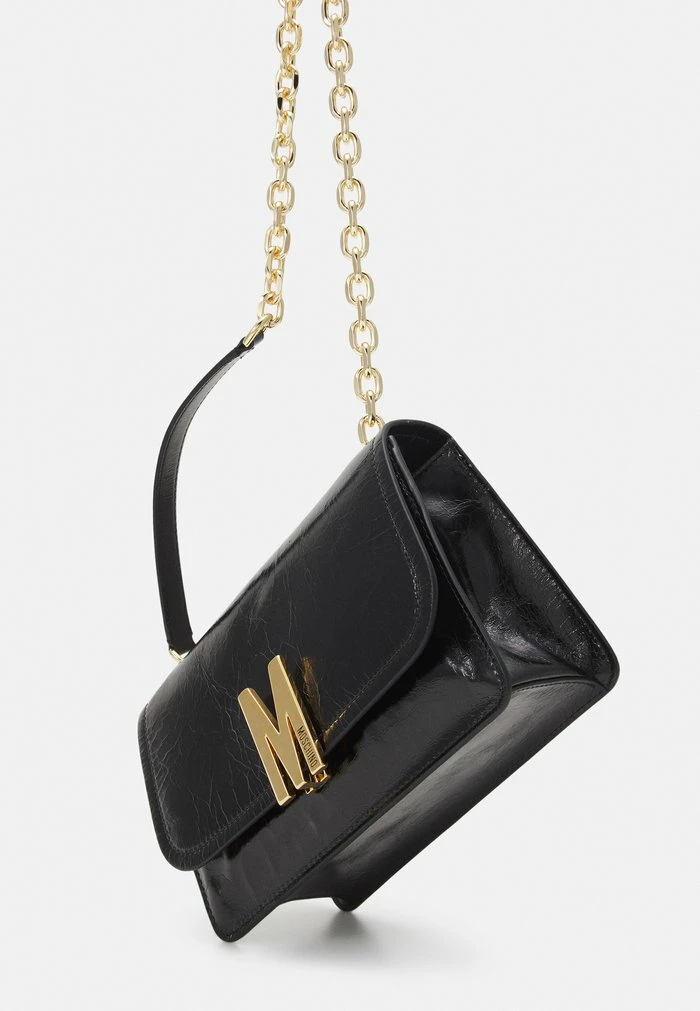 MOSCHINO GROUP SHOULDER BAG - Across Body Bag - Black 4 MOSCHINO GROUP SHOULDER BAG - Across Body Bag - Black - Image 4