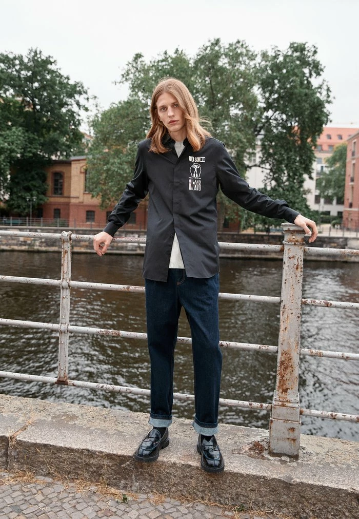 MOSCHINO BLOUSE - Shirt - Fantasy Black 2 MOSCHINO BLOUSE - Shirt - Fantasy Black - Image 2