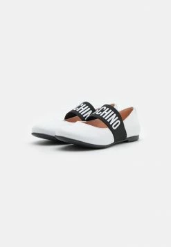 Alternative view of MOSCHINO Ballet Pumps - White/black