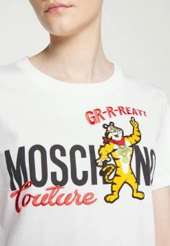 MOSCHINO Print T-shirt - White -MOSCHINO SHOP 3a6bb86e13ae4172aaf3dba9e6457b50