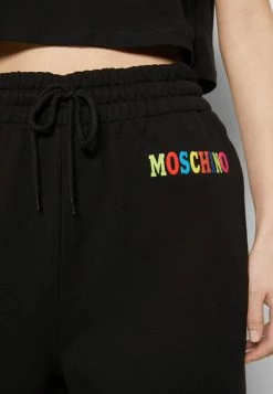 MOSCHINO LOGO - Tracksuit Bottoms - Black -MOSCHINO SHOP 3a88f024de894438b489fe4a09e74ec8