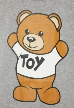 MOSCHINO UNISEX - Print T-shirt - Melange Grey -MOSCHINO SHOP 3b1d04f5711e4a21879276da8dea4344