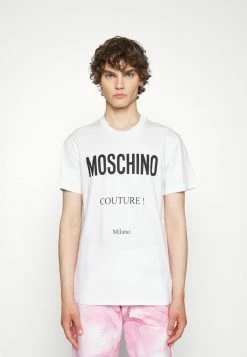 MOSCHINO Print T-shirt - White -MOSCHINO SHOP 3bd3cccd0ee94143adedb5a982bf8bf5