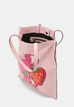 MOSCHINO ILLUSTRATED ANIMALS UNISEX - Tote Bag - Pink -MOSCHINO SHOP 3bd4cd8ff0fb451fbf11c55b2136043e