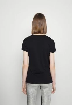 MOSCHINO ALL OVER EGG - Basic T-shirt - Fantasy Black -MOSCHINO SHOP 3ed21b6d85cf43299b2c454ec4f58b0d