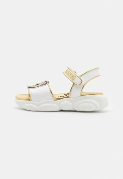 MOSCHINO Sandals - White/gold