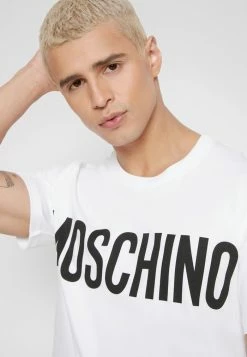 MOSCHINO Print T-shirt - White -MOSCHINO SHOP 41516b27ba404e379be56d3cc0418bc9