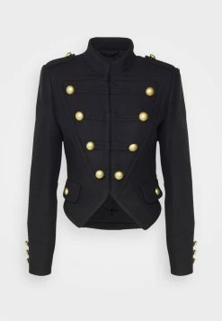 MOSCHINO COLOR BLOCK - Light Jacket - Black -MOSCHINO SHOP 416ad00742194bc79eee2981fe786119