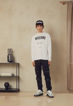 MOSCHINO UPPER BODY GARMENT - Long Sleeved Top - White