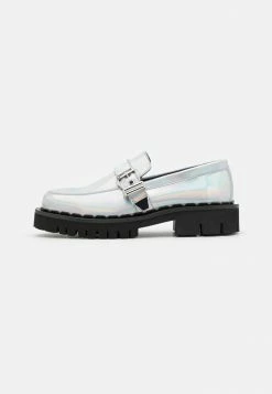 MOSCHINO Slip-ons - Multi-coloured/metallic Grey
