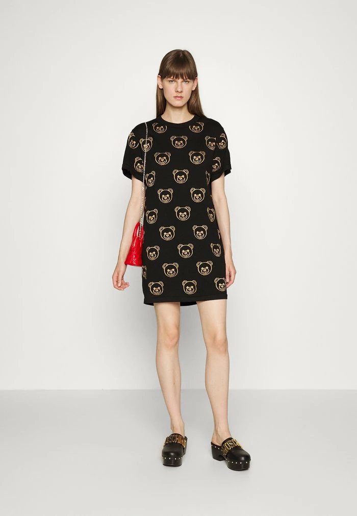 MOSCHINO DRESS - Jumper Dress - Black 2 MOSCHINO DRESS - Jumper Dress - Black - Image 2