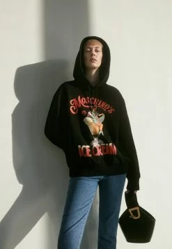MOSCHINO DINER GROUP - Sweatshirt - Black -MOSCHINO SHOP 425a648696a94d2d8f29aa76d55525b7