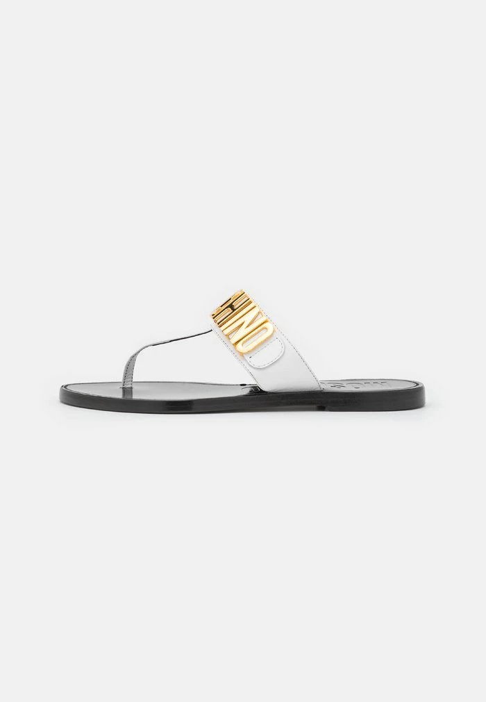 MOSCHINO T-bar Sandals - Bianco 2 MOSCHINO T-bar Sandals - Bianco - Image 2