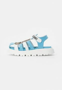 MOSCHINO Sandals - Sky Blue/white