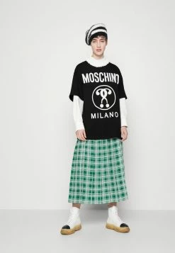 MOSCHINO INSTITUTIONAL LOGOS - Print T-shirt - Black -MOSCHINO SHOP 42e7e9505a654870bb127d65ce2c6e39