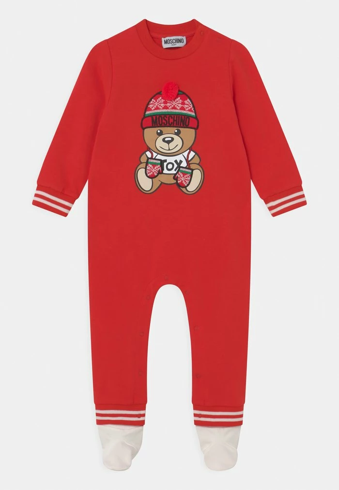 MOSCHINO BABYGROW GIFT BOX SET UNISEX - Baby Gifts - Poppy Red 1 MOSCHINO BABYGROW GIFT BOX SET UNISEX - Baby Gifts - Poppy Red