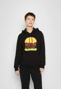 MOSCHINO DINER GROUP - Sweatshirt - Black -MOSCHINO SHOP 445e48bb06094617a7453c6ea47b74a5
