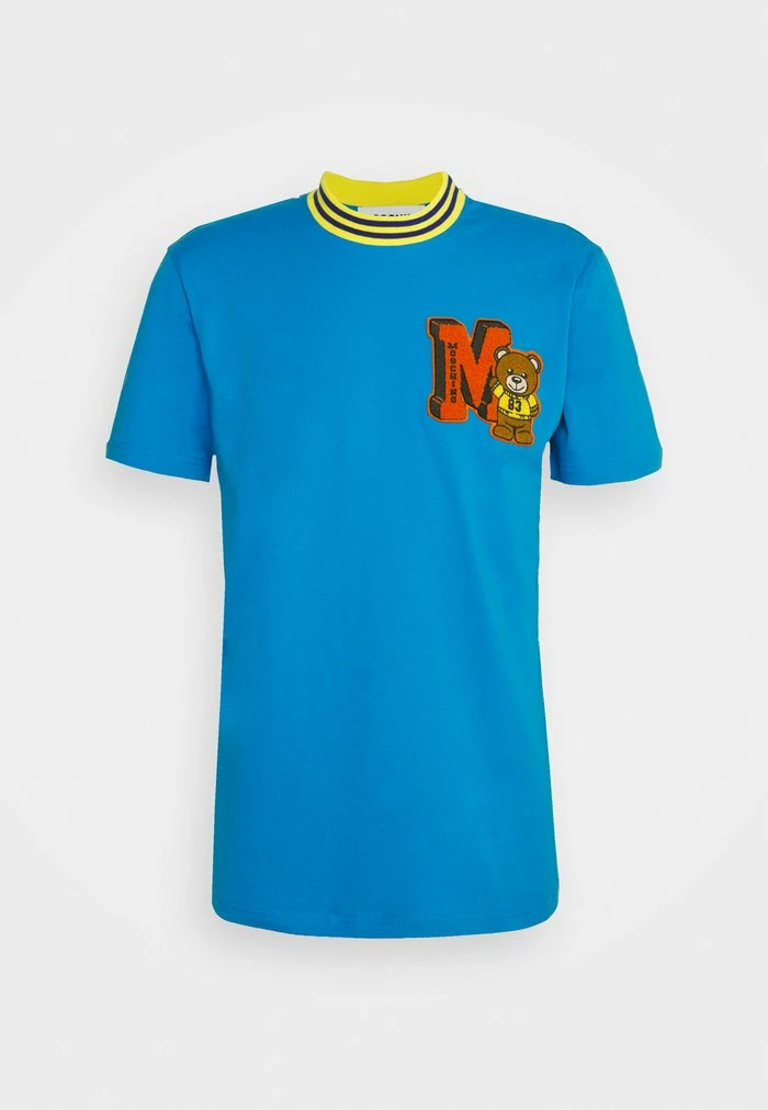 MOSCHINO Print T-shirt - Light Blue 2 MOSCHINO Print T-shirt - Light Blue - Image 2