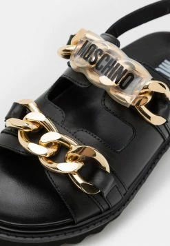 MOSCHINO Sandals - Nero -MOSCHINO SHOP 46811ba846754c31867954884a056d0b