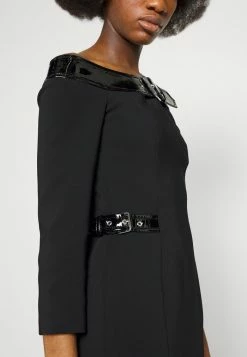 MOSCHINO BONDAGE BUCKLE - Shift Dress - Black 17 MOSCHINO BONDAGE BUCKLE - Shift Dress - Black -MOSCHINO SHOP 46d4349aa76c40feb566b9cfb7ed875f