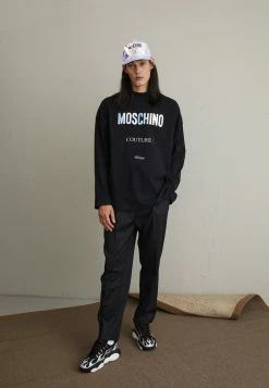 MOSCHINO UPPER BODY GARMENT - Long Sleeved Top - Fantasy Black