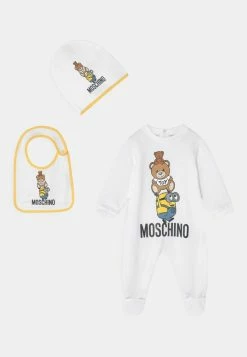 MOSCHINO HAT GIFT MINIONS UNISEX - Sleep Suit - Optical White